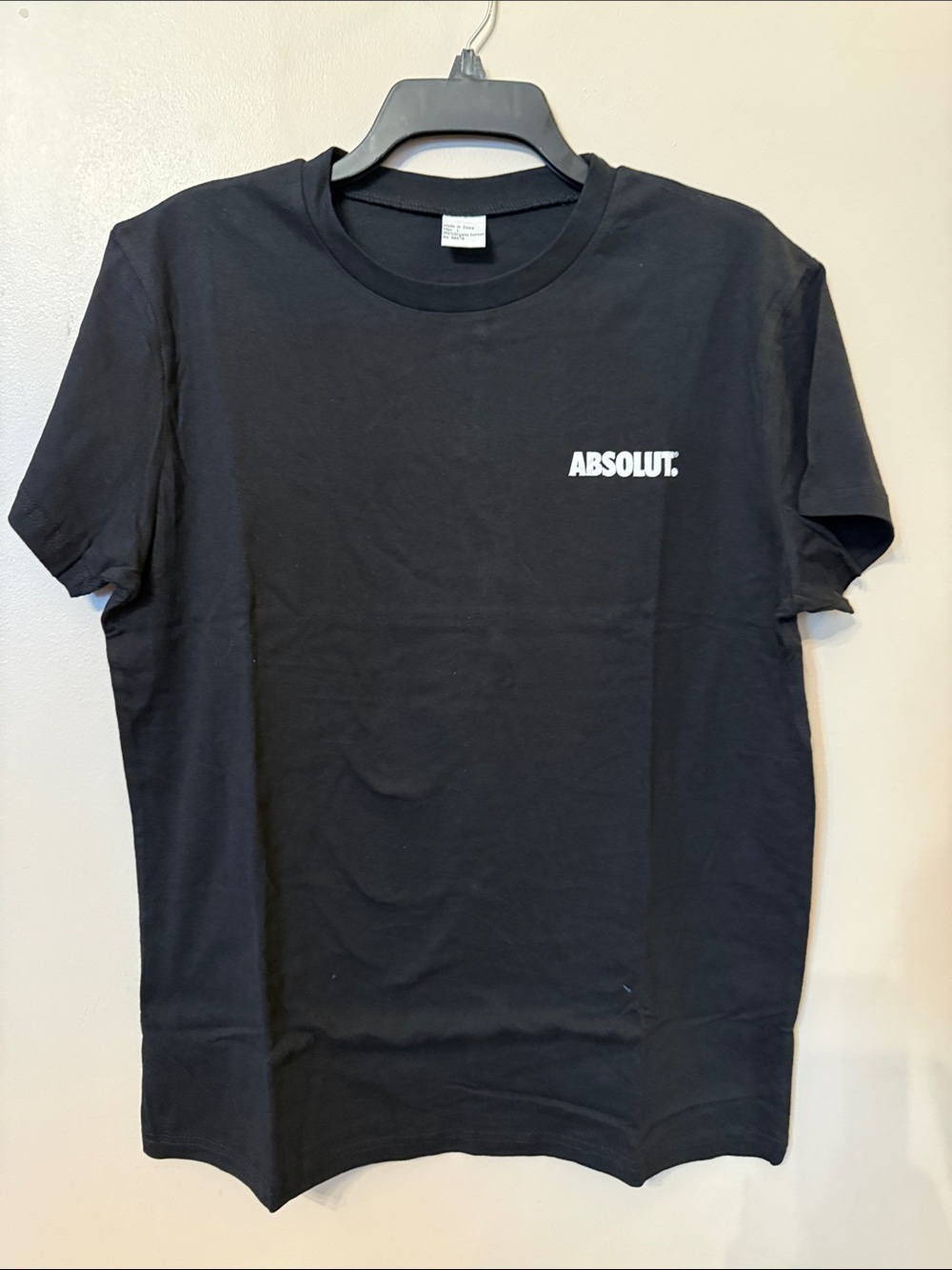 NWOT, Black Logo Crewneck T-Shirt - Men